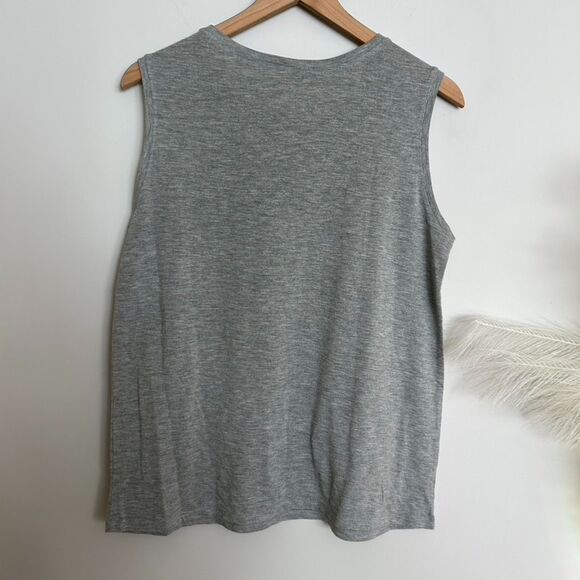 Chips, Salsa, Repeat Gray Graphic Tank Top - Picture 4 of 4